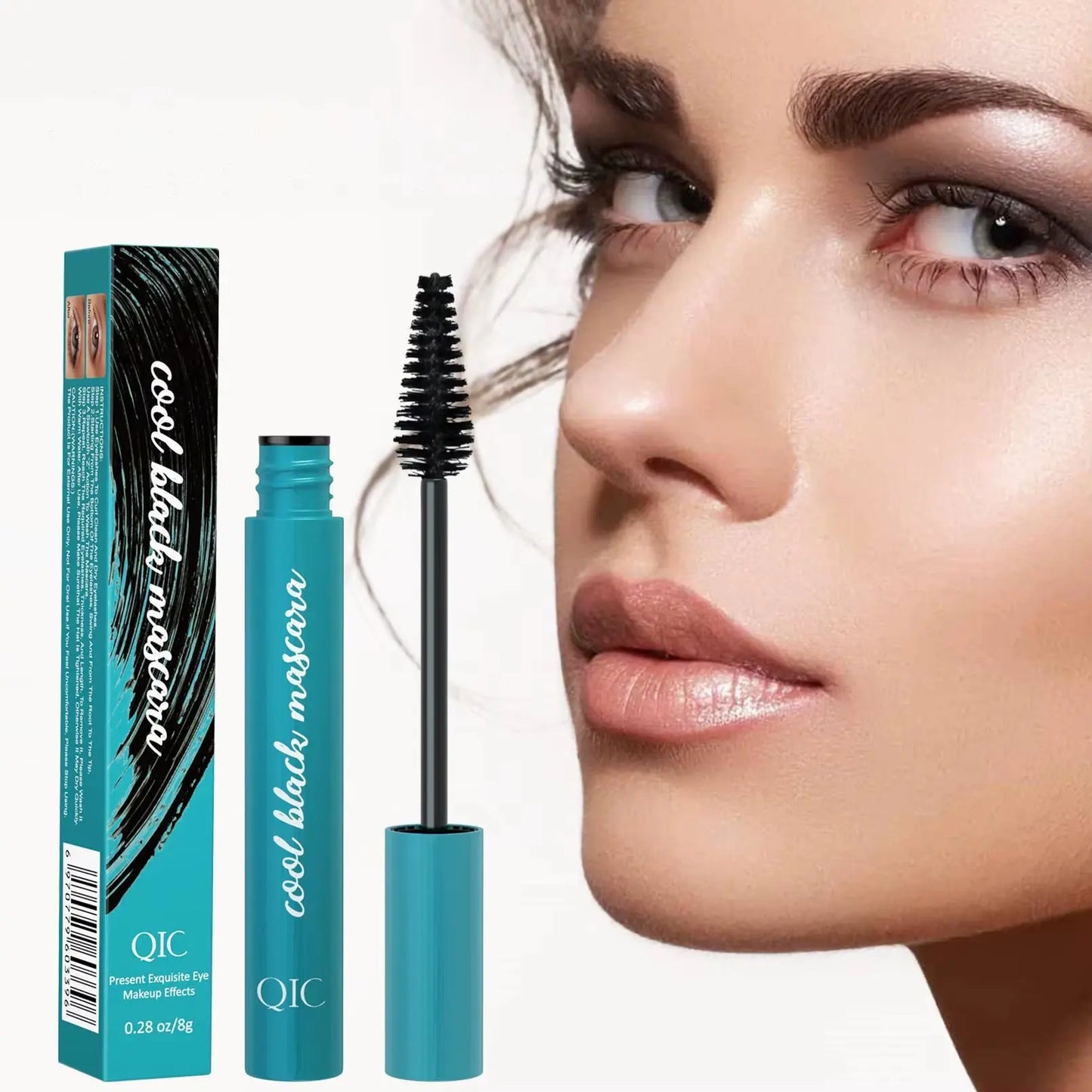 4D Volumizing Waterproof Mascara - Thickening and Curling, Long-Lasting Black Formula product image