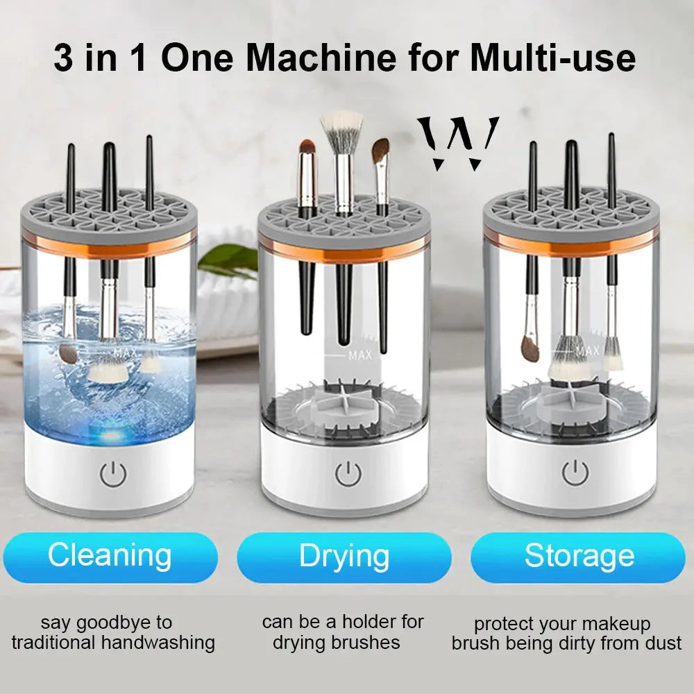 SonicGlow Pro – Rechargeable Automatic Makeup Brush Cleaner for Flawless Beauty SonicGlowPro