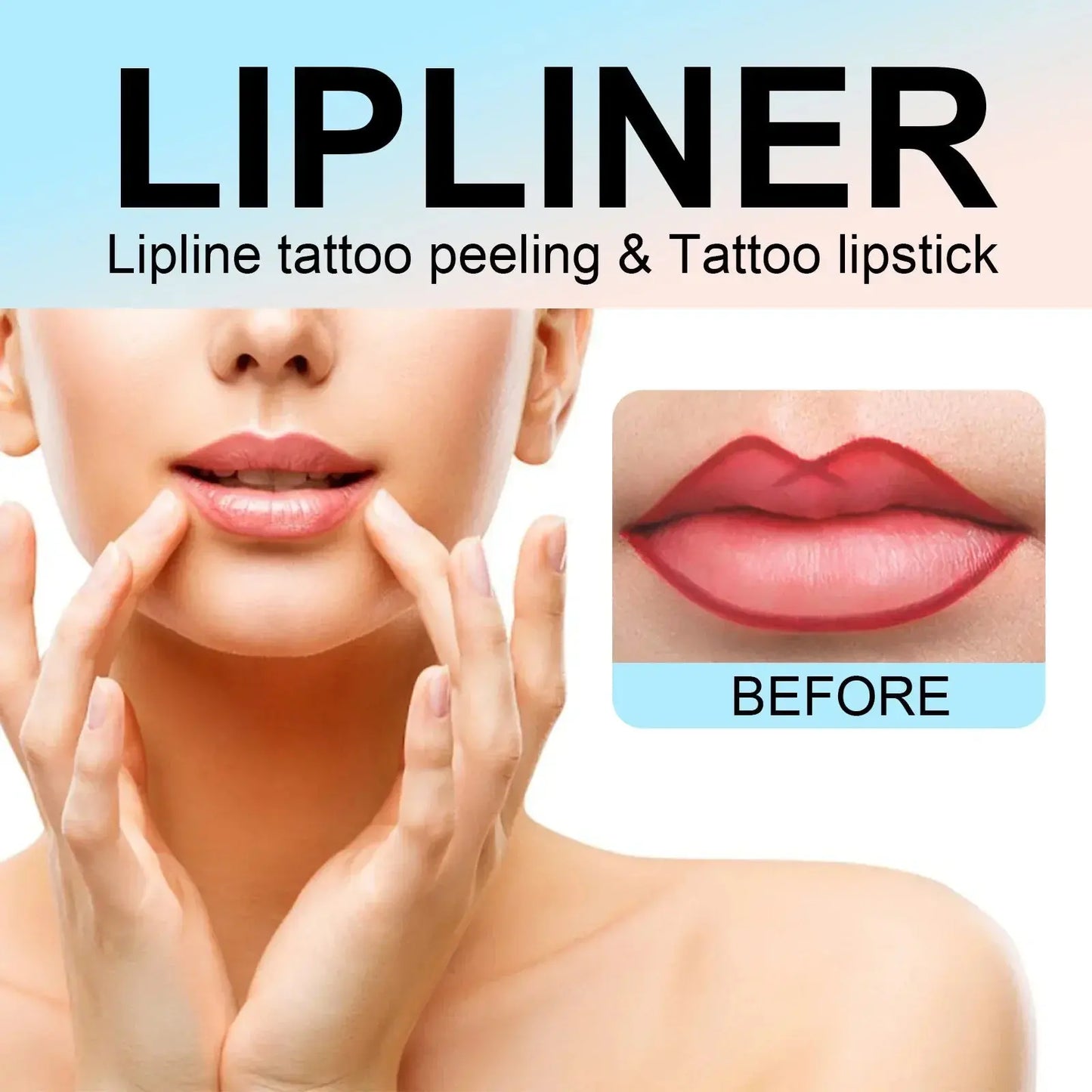 Waterproof Lip Liner Peel Off Tattoo Lipgloss Waterproof Long Lasting Matte Lip Tint Brown Contour Tear-off Lips Stain Cosmetic NNOS