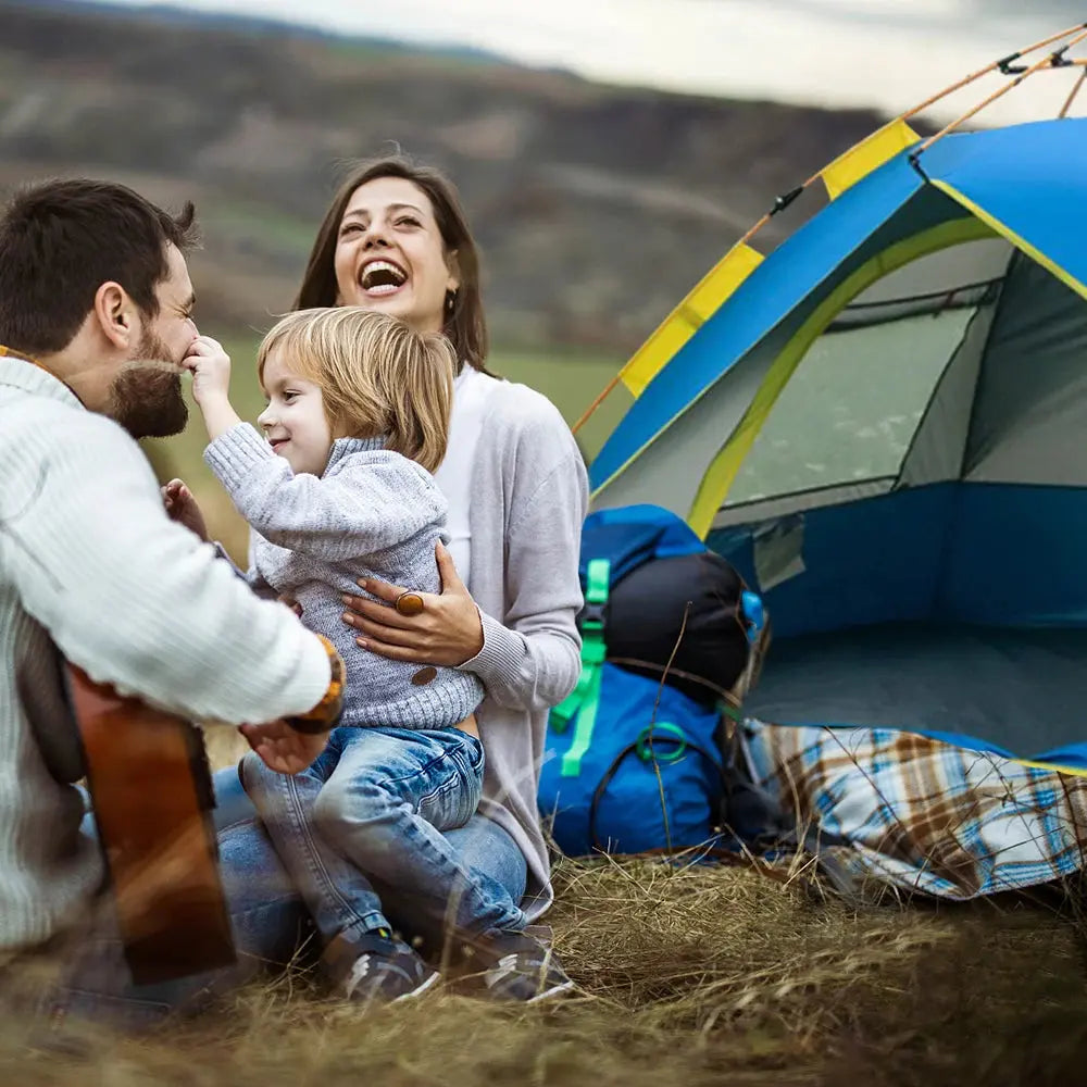 Outdoor Pop Up Tent Waterproof Portable Instant Automatic Camping Tent for 2-3/3-4 Person Family Tent Camping Backpacking NNOS