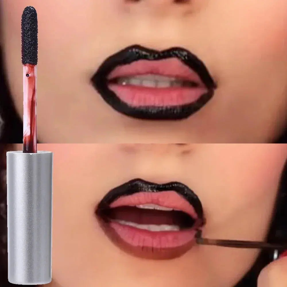 Waterproof Lip Liner Peel Off Tattoo Lipgloss Waterproof Long Lasting Matte Lip Tint Brown Contour Tear-off Lips Stain Cosmetic NNOS