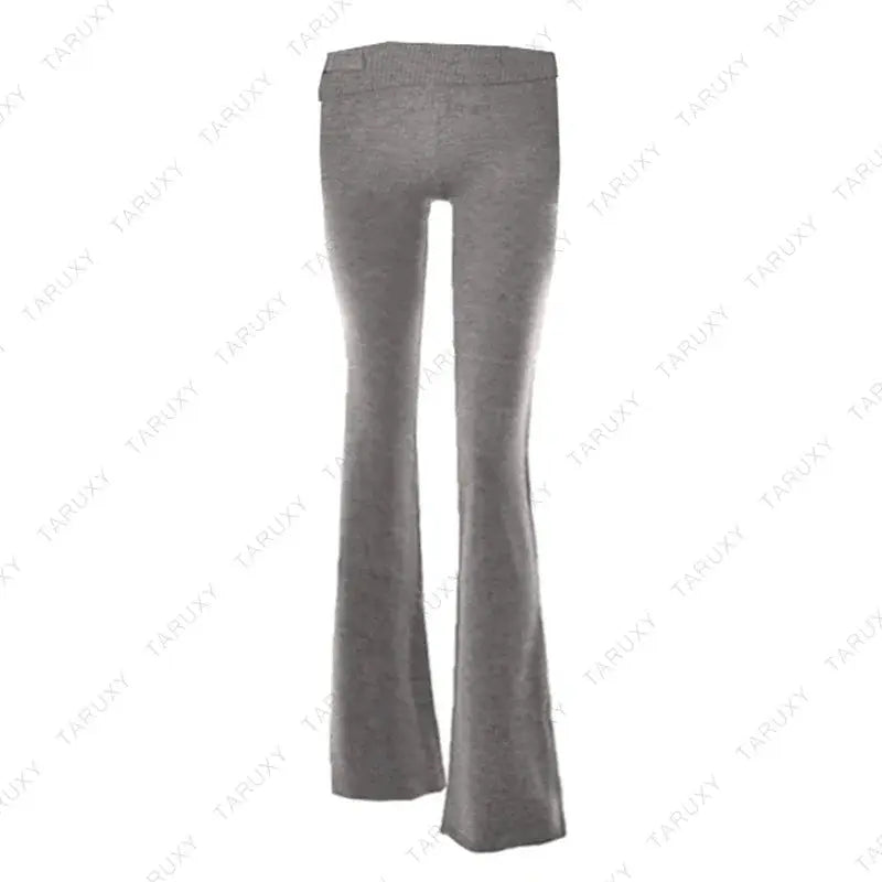 Casual Zipper Sweater Hoodie Set for Women High Waist Flare Pants Pink Knitted Y2k Two Piece Outfit Short Length Eye Catching NNOS