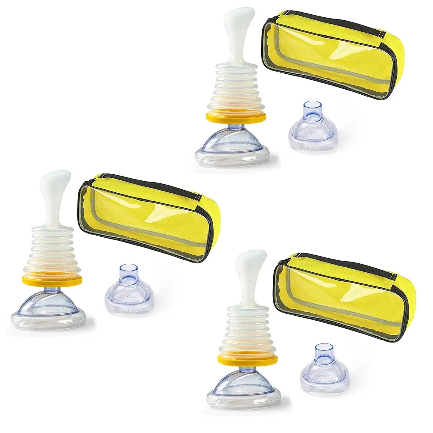 First Aid Kit Choking Device Adults & Children Home Asphyxia Rescue Device Anti Suffocaation 2 Size Choking Rescue Kit 4PCS/Set NNOS