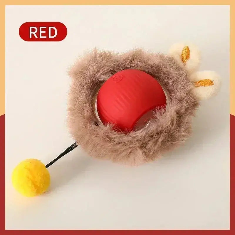 Smart Rolling Cat Toy: Electric, Interactive Ball Keeps Kitty Entertained! USB Rechargeable - Automatic Playtime & Teasing. NNOS