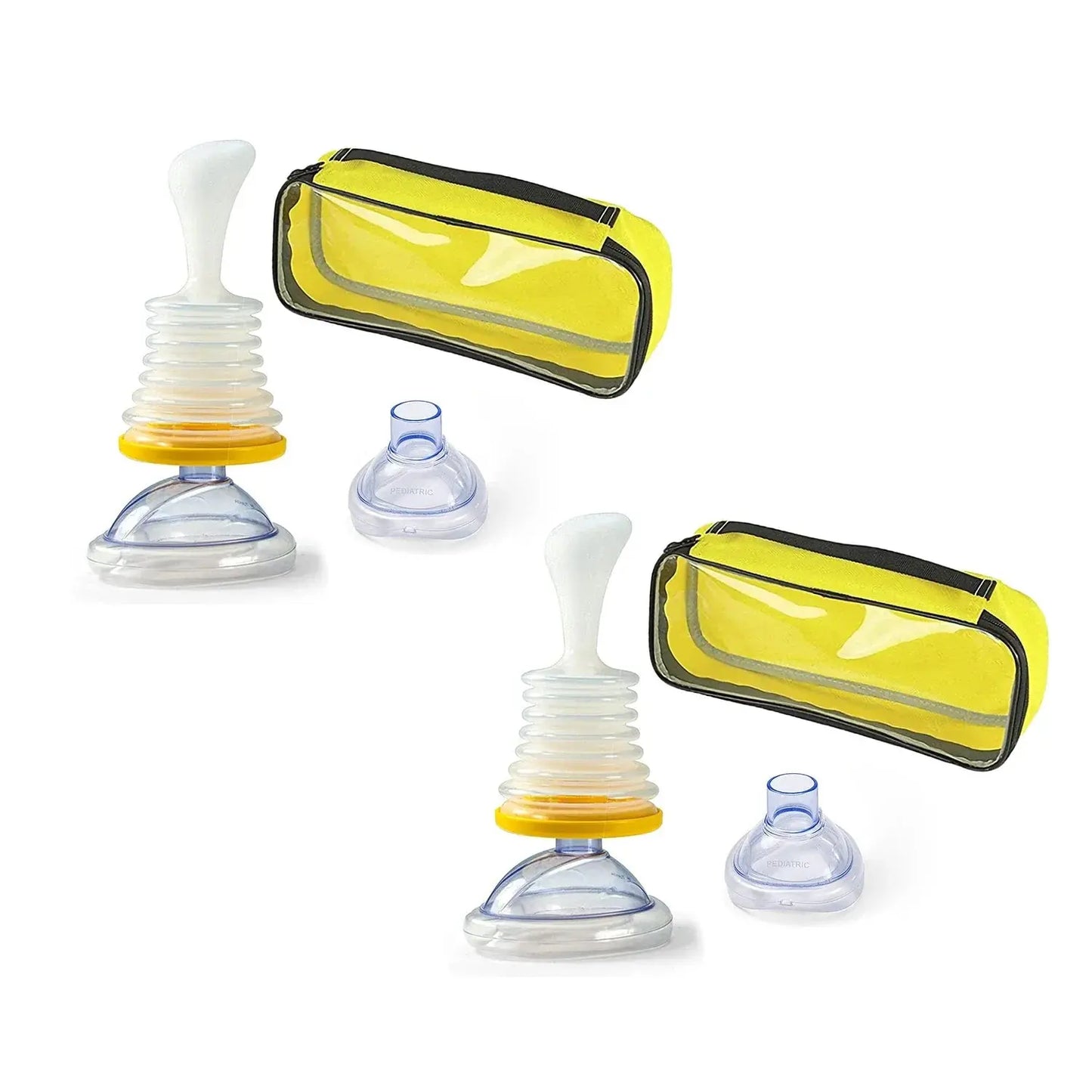 First Aid Kit Choking Device Adults & Children Home Asphyxia Rescue Device Anti Suffocaation 2 Size Choking Rescue Kit 4PCS/Set NNOS