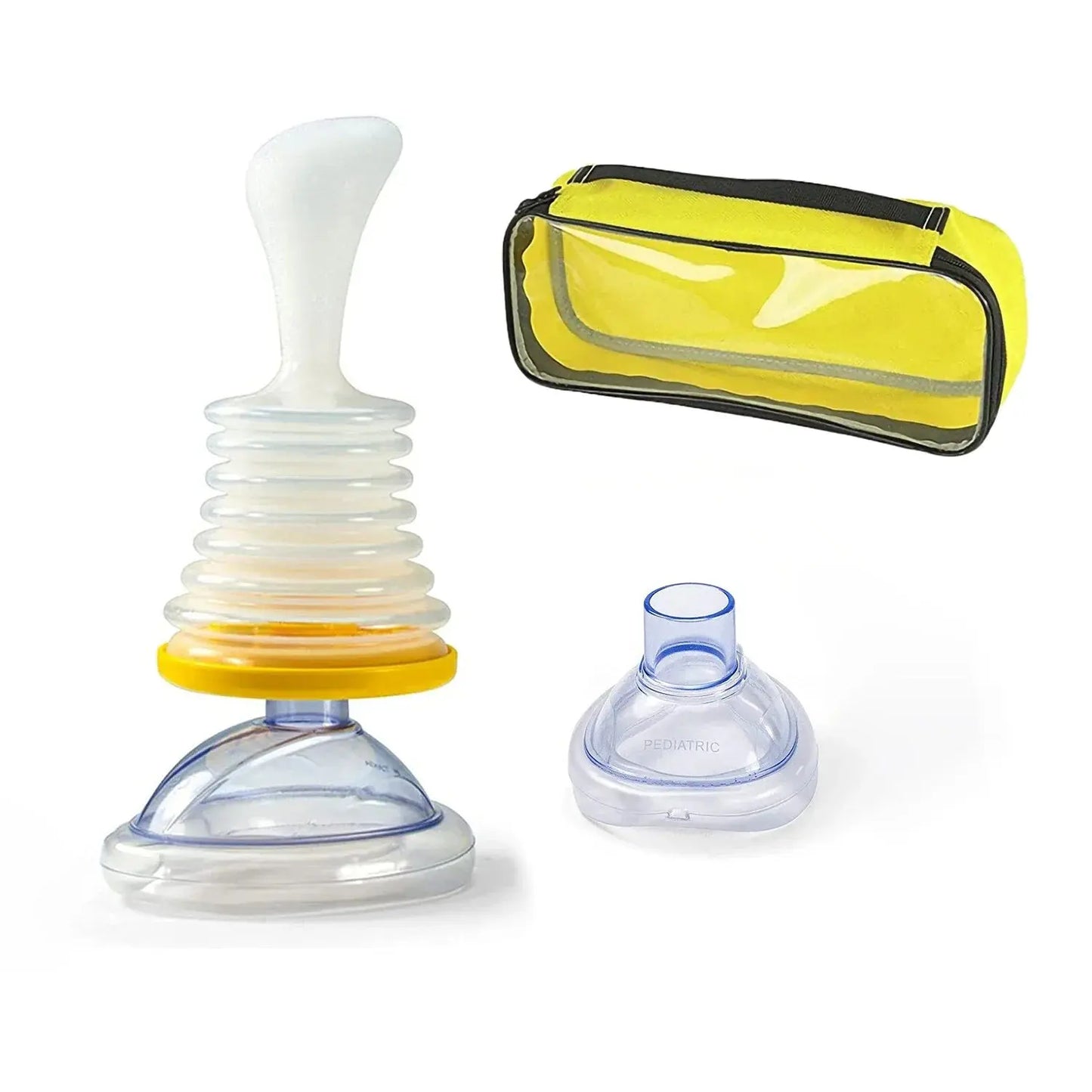 First Aid Kit Choking Device Adults & Children Home Asphyxia Rescue Device Anti Suffocation 2 Size Choking Rescue Kit 4PCS/Set NNOS