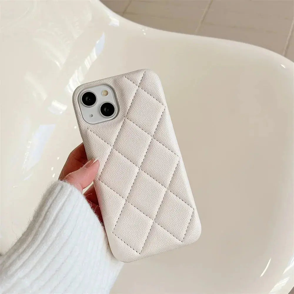 Luxury Geometric Leather Crossbody Phone Case NNOS