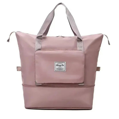 Ultimate Waterproof Gym Bag for Women - Spacious, Foldable Travel Companion with Dry & Wet Separation for Fitness Adventures