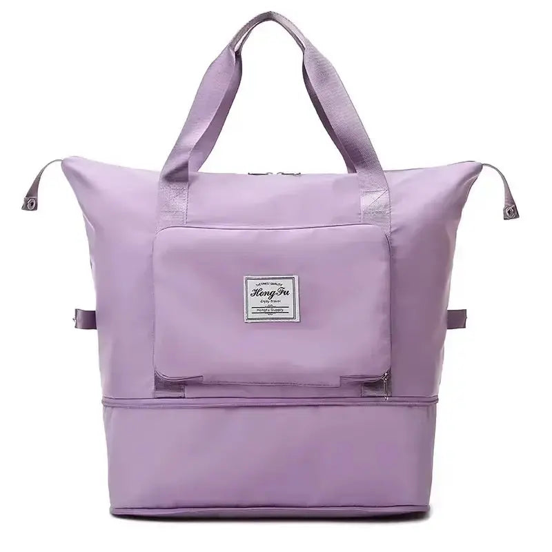 Ultimate Waterproof Gym Bag for Women - Spacious, Foldable Travel Companion with Dry & Wet Separation for Fitness Adventures
