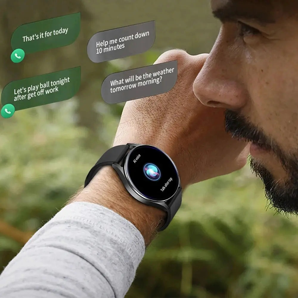 Smart Watch 6 Pro - Bluetooth Calling, Heart Rate Monitor & Custom Dials for Men & Women