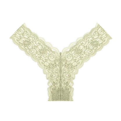 Elegant Women's Lace T-Back G-String Thong Lingerie - Chic European & American Style