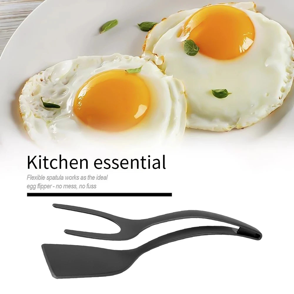 The Ultimate Kitchen Sidekick: Tongs That Flip Like a Pro and Spatula That’s Egg-cellent for Steak and Pancakes!