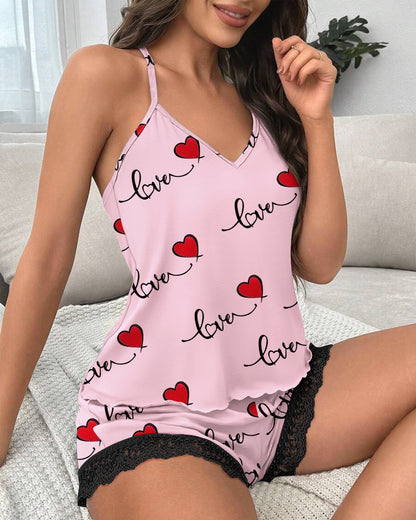 European And American Women Clothing Lace Stitching Home Underwear Women Suit