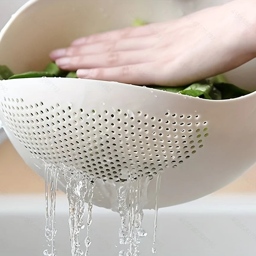 Transform Your Kitchen Game with This Must-Have Multi-Purpose Rice & Veggie Drainage Basket! 🍚🥦✨