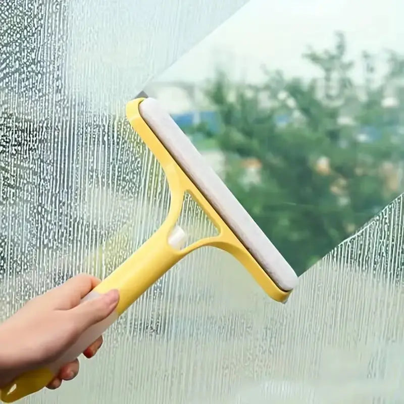 Multi-Functional Glass Cleaning Tool with Integrated Watering Can - 3-in-1 Window Scraper and Glass Scraper product image