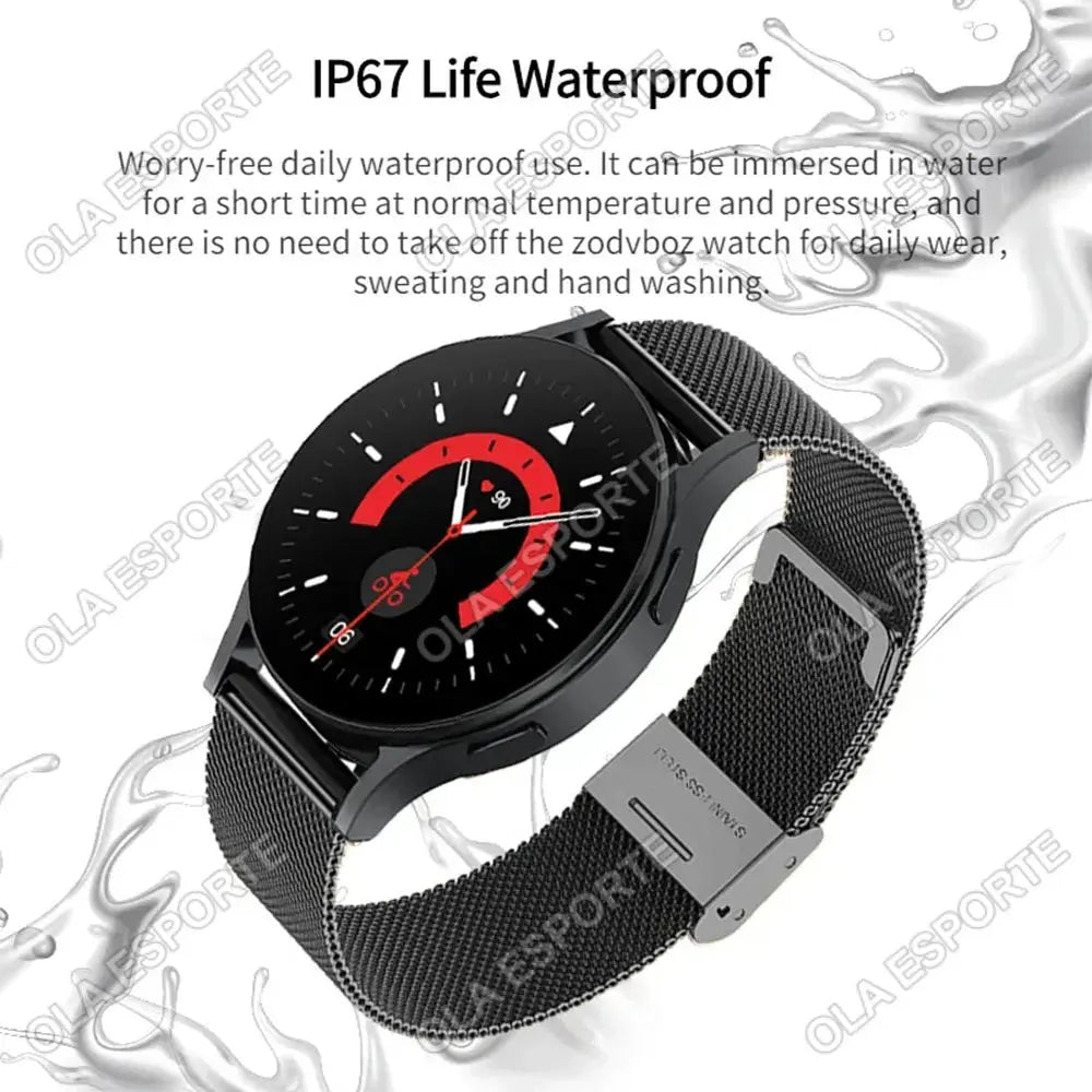 Smart Watch 6 Pro - Bluetooth Calling, Heart Rate Monitor & Custom Dials for Men & Women