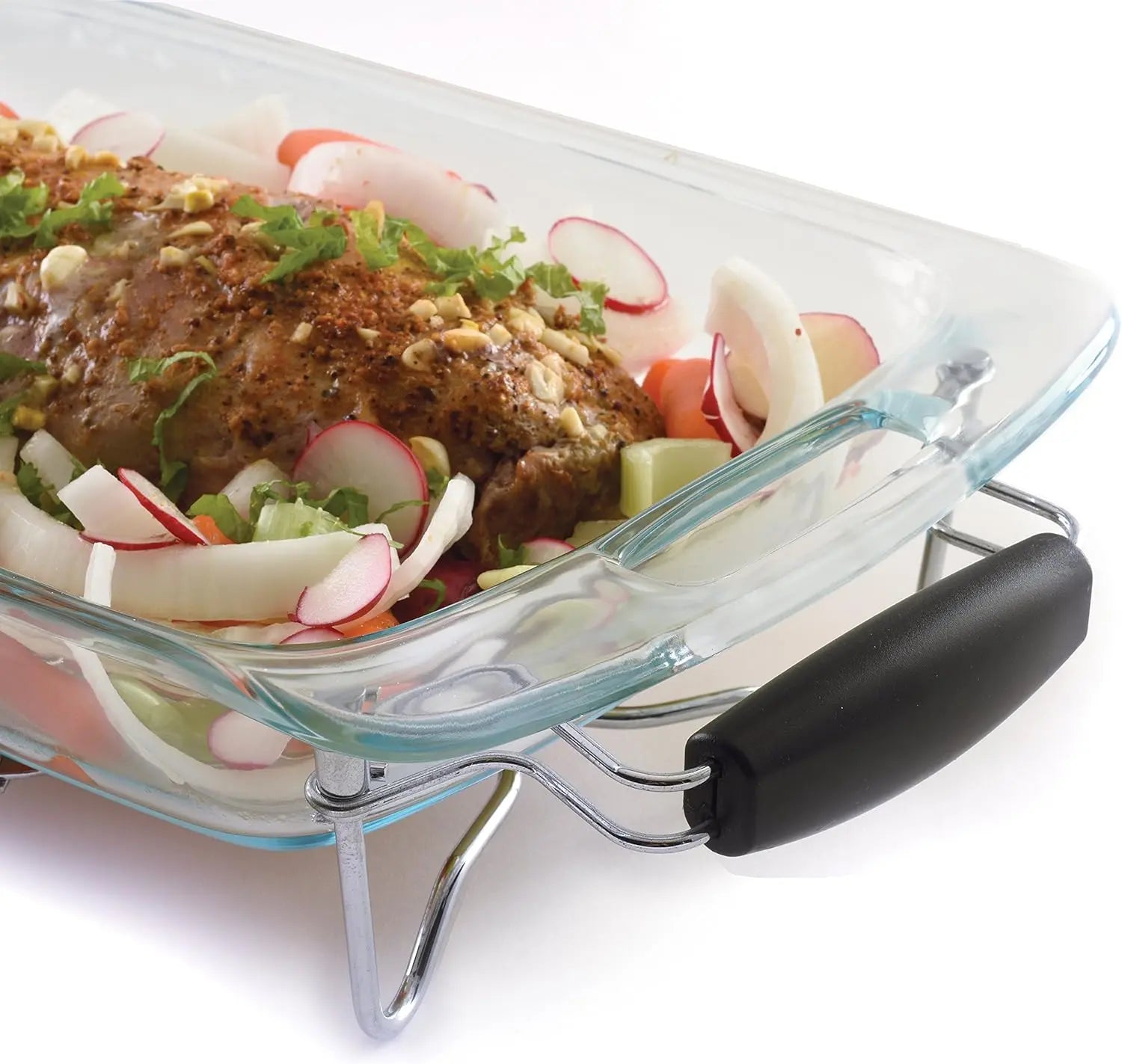 Metal Expanding Trivet and Hot Plate Holder, One Size