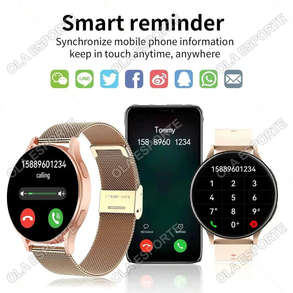 Smart Watch 6 Pro - Bluetooth Calling, Heart Rate Monitor & Custom Dials for Men & Women
