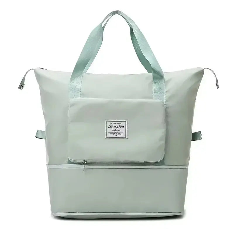 Ultimate Waterproof Gym Bag for Women - Spacious, Foldable Travel Companion with Dry & Wet Separation for Fitness Adventures