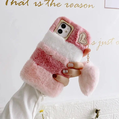 🧸 Plush & Hilarious Winter-Ready Phone Case For Iphone NNOS