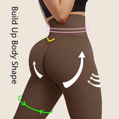 High Waist Seamless Push Up Sport Leggings for Women Stretchy Peach Butt Yoga Pants Tummy Control Gym Workout Fitness Tights