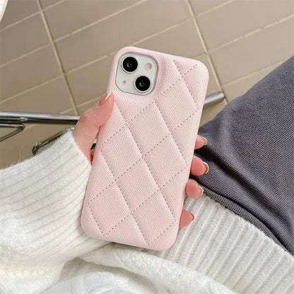 Luxury Geometric Leather Crossbody Phone Case NNOS