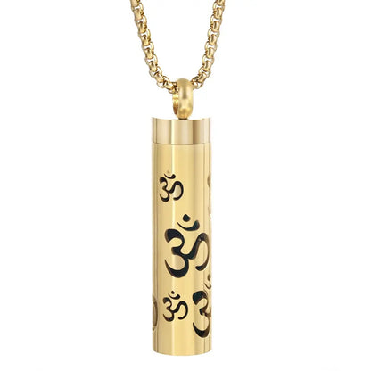 Luxurious Golden Stainless Steel Aromatherapy Necklace Diffuser - Elevate Your Scent Experience with Essential Oils and Perfumes