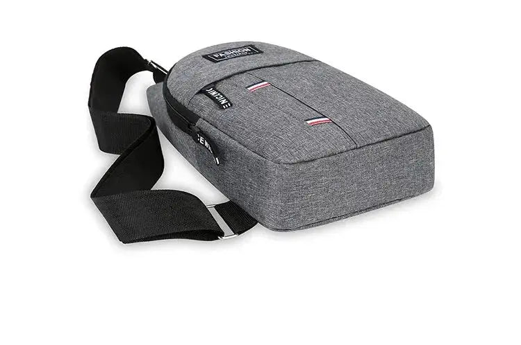 Men's Fashionable Chest Bag Large Capacity One Shoulder Crossbody Outdoor Sports Leisure Small Shoulder Bag NNOS