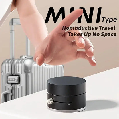 Magnetic Vacuum Suction Cup Folding Swivel Stand - Double-Sided Mobile Phone Holder for Universal Use