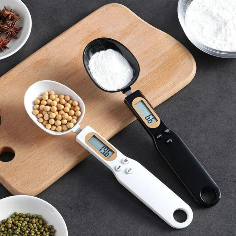 Precision Digital Measuring Spoon Scale - Perfect for Weighing Coffee, Food, Flour, and Baking Ingredients!