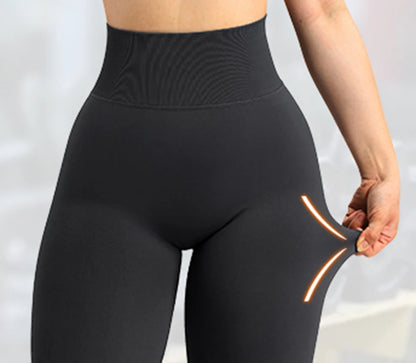 High Waist Seamless Push Up Sport Leggings for Women Stretchy Peach Butt Yoga Pants Tummy Control Gym Workout Fitness Tights