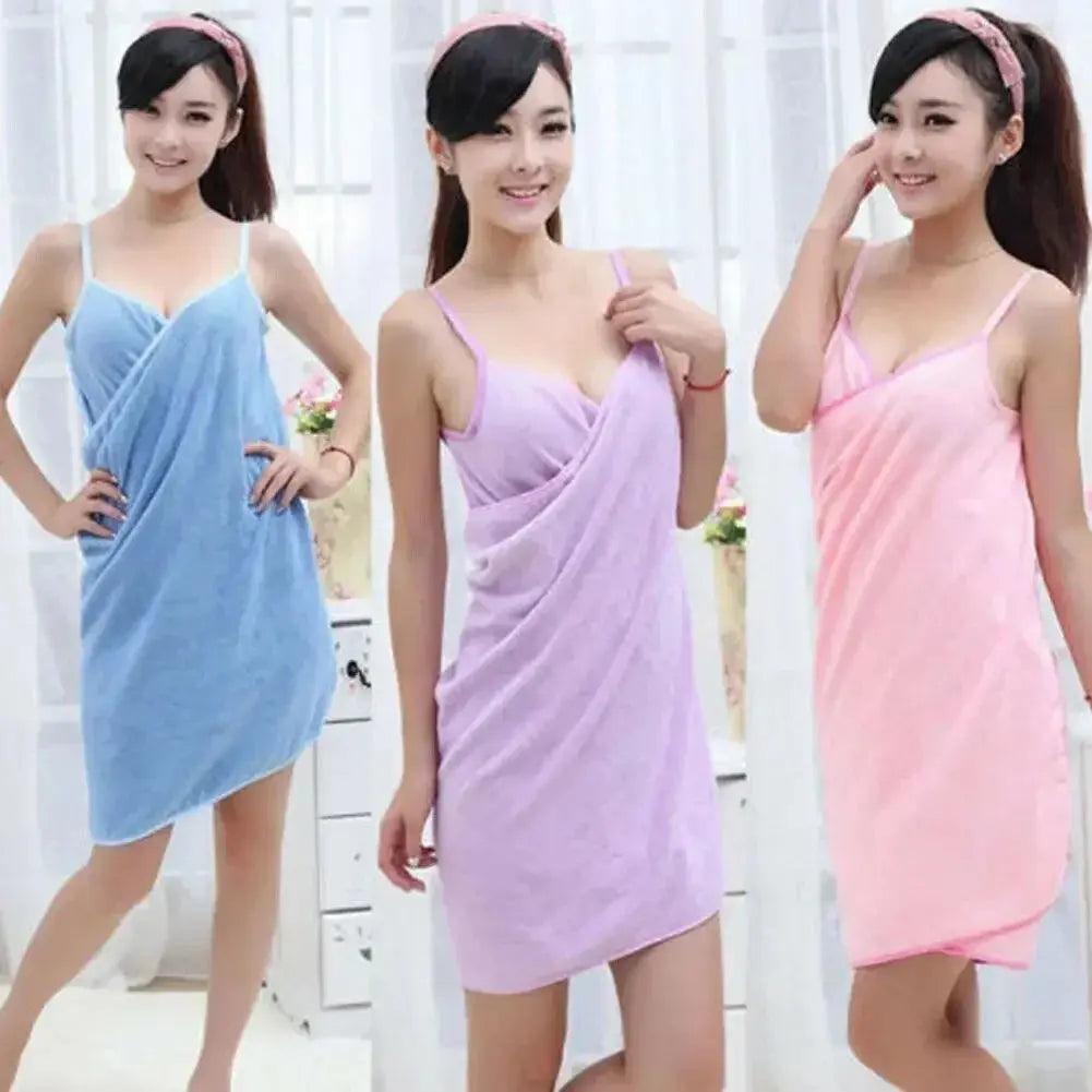 Cozy Wearable Bath Towel Dress NNOS