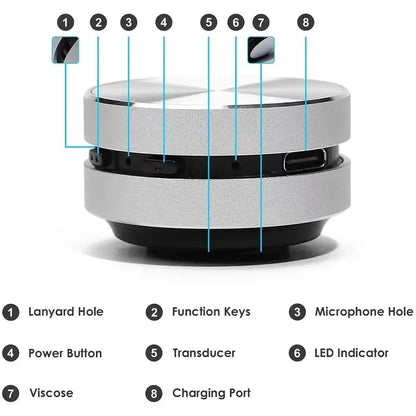 eel the Vibe: Hot Hummingbird Bone Conduction Stereo Speaker – Small Size, Big Sound! NNOS