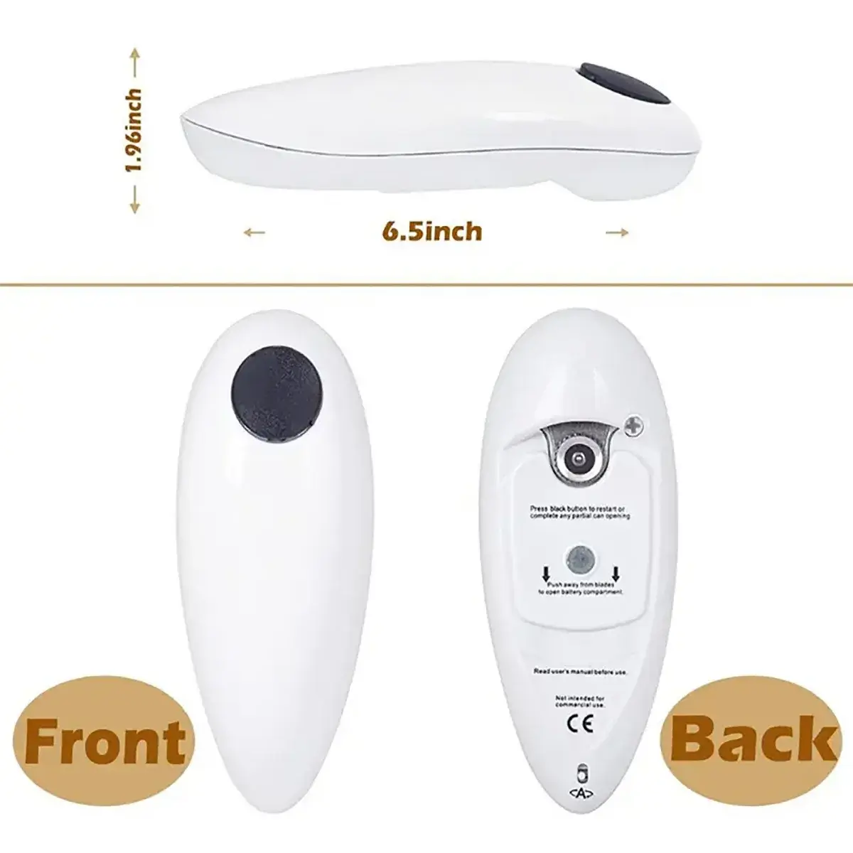 New electric can opener 8-shaped can opener automatic bottle opener set NNOS