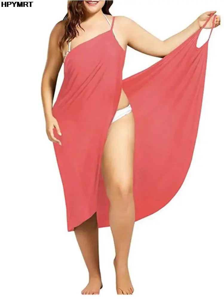 Robe Femme Dress For Women Sling Beach Dresses Sarong Cover Up Warp Pareo Backless Cross Swimwear Female Y2K Vestido De Mujer NNOS