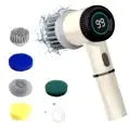 Powerful Wireless Electric Cleaning Brush IPX7 Waterproof USB Rechargeable Multi-functional Handheld Cleaner for Household NNOS