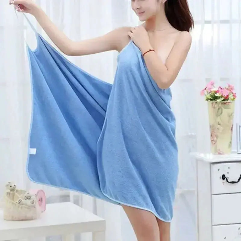 Cozy Wearable Bath Towel Dress NNOS