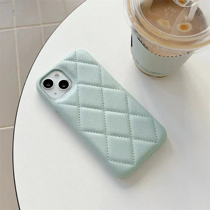 Luxury Geometric Leather Crossbody Phone Case NNOS