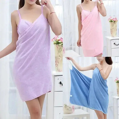 Cozy Wearable Bath Towel Dress NNOS