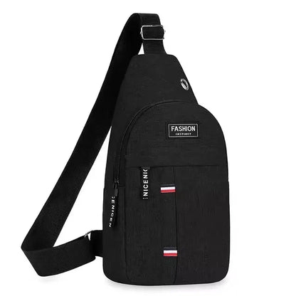 Men's Fashionable Chest Bag Large Capacity One Shoulder Crossbody Outdoor Sports Leisure Small Shoulder Bag