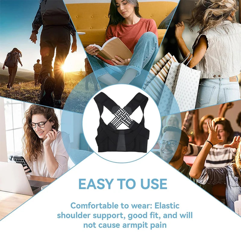 Unleash Your Confidence: The Breathable Back Posture Corrector for Women & Kids