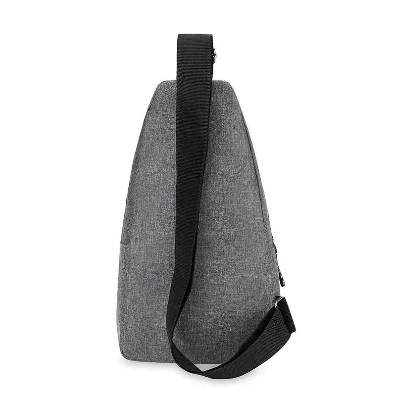 Men's Fashionable Chest Bag Large Capacity One Shoulder Crossbody Outdoor Sports Leisure Small Shoulder Bag NNOS