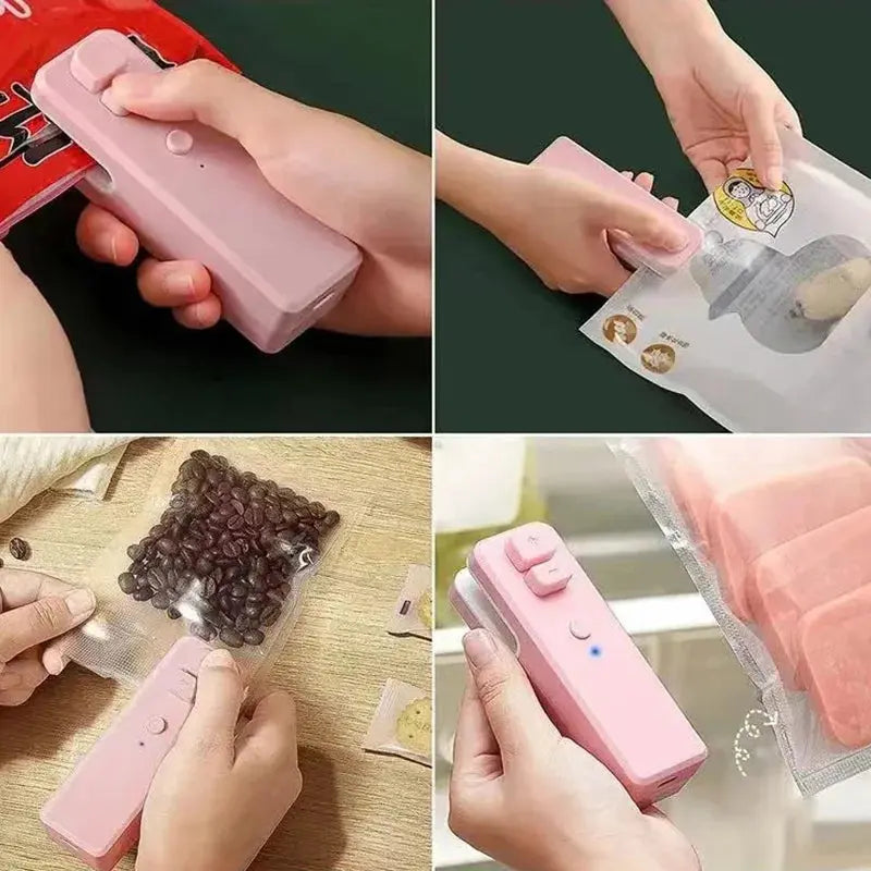 Xiaomi Food Bag Sealer Mini Portable Plastic Bags Sealing Machine Thermoplastic Bag Sealants Handheld Food Packaging Heat Sealer NNOS
