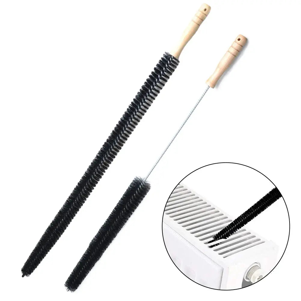 70Cm/75Cm Multi-Purpose Radiator and Dryer Duct Cleaning Brush - Flexible Long Thin Duster for Washing Machine Maintenance