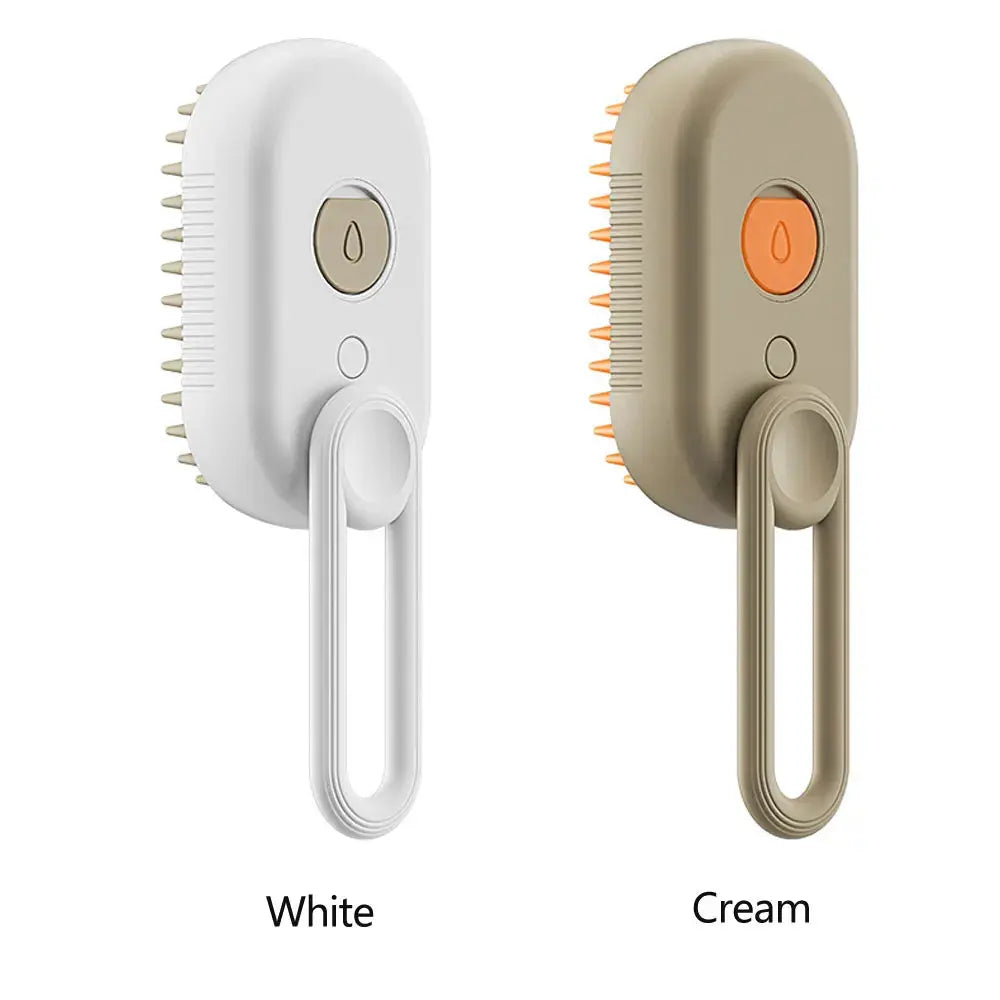 Rechargeable 3-in-1 Cat Grooming Brush Steamy Electric Self-Cleaning Spray Massage Pet Comb for Removing Loose Hair NNOS