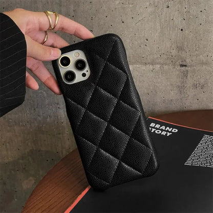 Luxury Geometric Leather Crossbody Phone Case NNOS