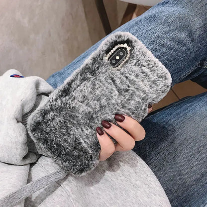 🧸 Plush & Hilarious Winter-Ready Phone Case For Iphone NNOS