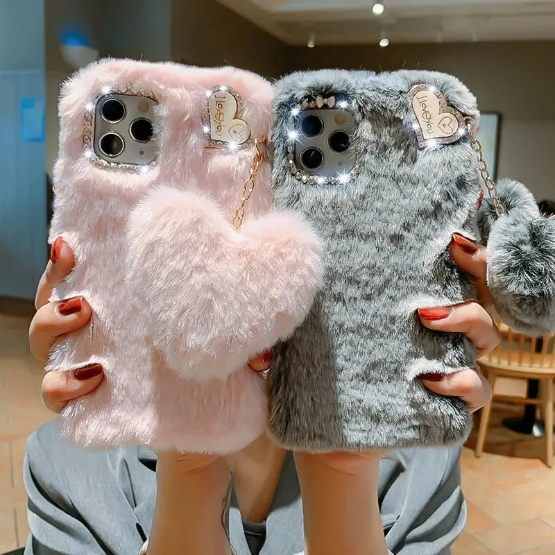 🧸 Plush & Hilarious Winter-Ready Phone Case For Iphone NNOS