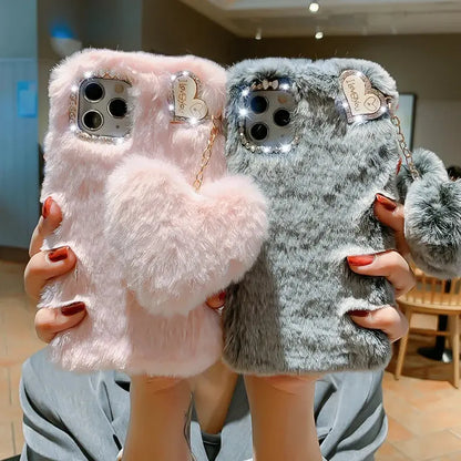 🧸 Plush & Hilarious Winter-Ready Phone Case For Iphone NNOS