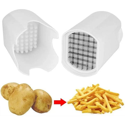 Natural Cut French Fry Cutter Rapid Slicer Tool for Vegetables Potatoes Food Dicer Chopper